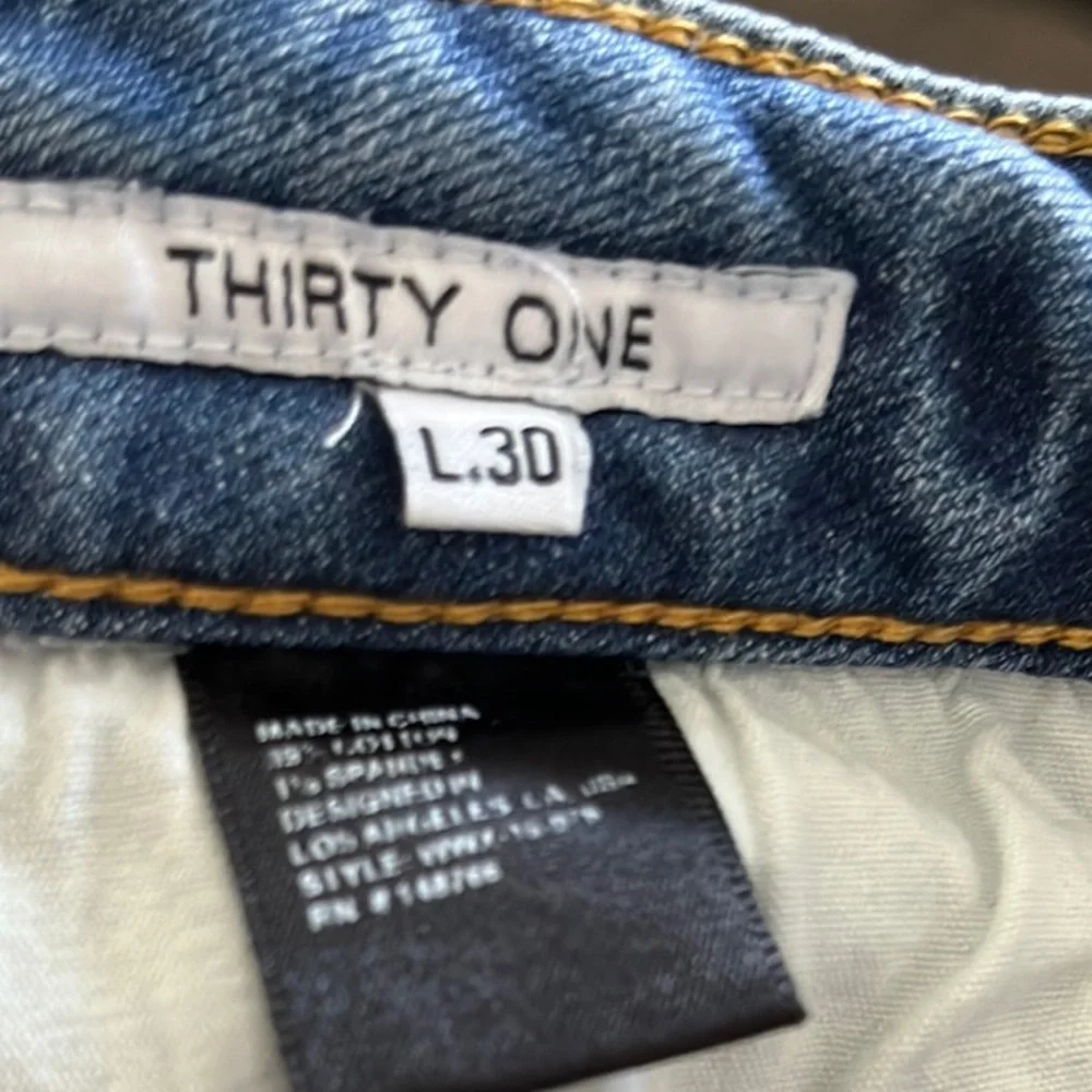 Oliver Logan High Rise Russel Split Flare‎ Jeans Size 31 Inseam 30”